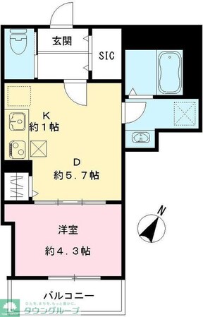玉南ビルの物件間取画像